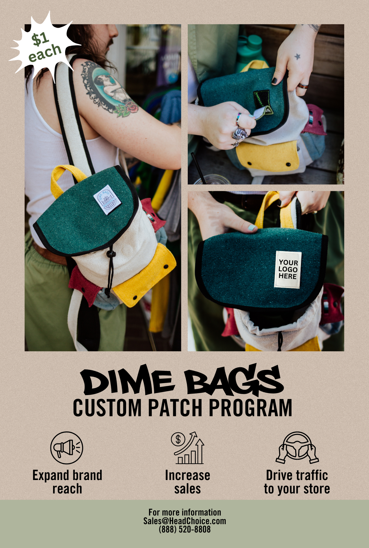 Top Shelf Co-Branding Program - 1,000 Patches