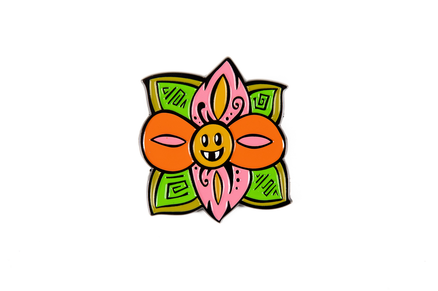 Ellie Paisley Fanged Flower Hat Pin