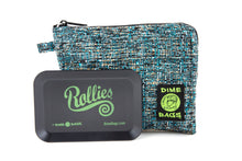 Load image into Gallery viewer, All-In-One Padded Pouch | Smell Proof Pocket &amp; Rolling Tray | odor eliminator &amp; storage container protective case 811926024731
