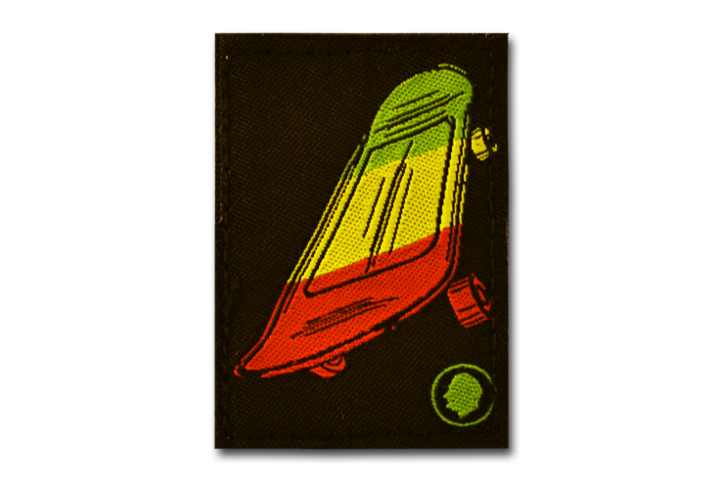 Skateboard Patch | Dime Bags | Rasta | Patch